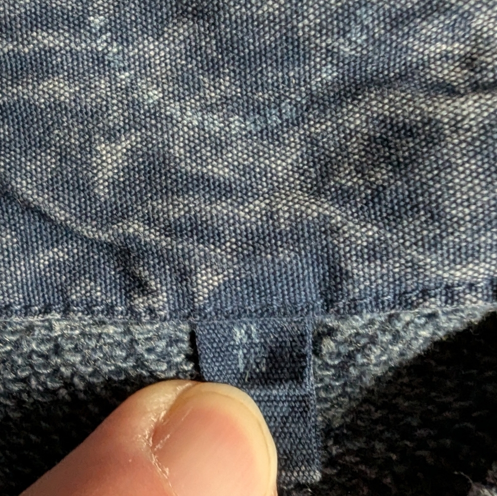 Aerie | Downtime Oversized V-Neck Sweatshirt | Washed Blue | XL - Picture 5 of 6